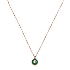 Collana a catena Gucci Interlocking 18 carati