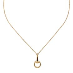 Horsebit Gliederhalskette 18 Karat