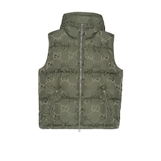 Gilet imbottito in tessuto jumbo GG