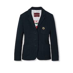 Blazer aus Baumwolljersey