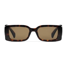 Lentes de sol con marco rectangular