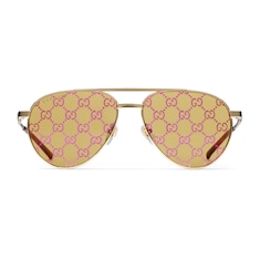 Aviator frame sunglasses