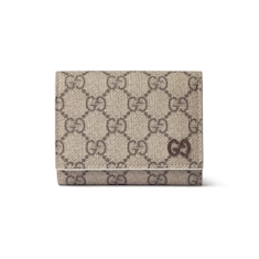 Ivory interior GG tri-fold wallet