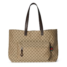 Gucci canvas bag black best sale