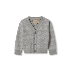 Baby-Cardigan aus Baumwolle mit Doppel G