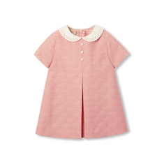 Baby GG wool flannel dress