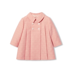 Manteau pour bébé en flanelle de laine GG