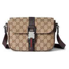 Bolsa mini con correa cruzada con GG

