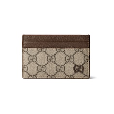 Brown trim GG card case