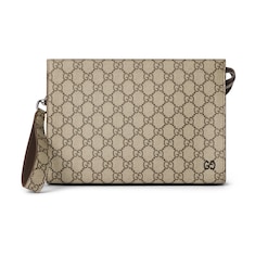 Brown trim small pouch