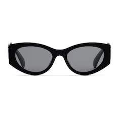 Lentes de sol con marco con forma de ojo de gato