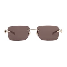 Rectangular frame sunglasses