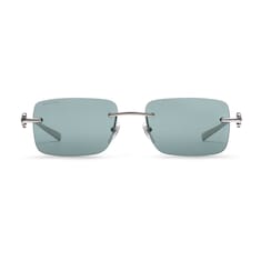 Rectangular frame sunglasses