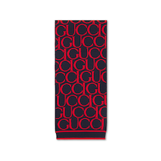 Children's Gucci wool jacquard scarf