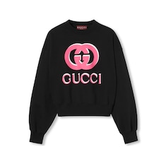 Printed cotton jersey sweatshirt