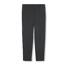 Wool pant with crease detail