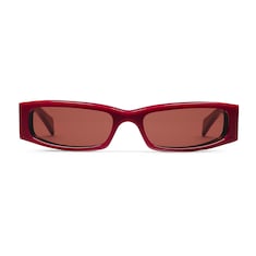 Rectangular frame sunglasses