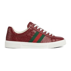 Sneaker Gucci Ace donna con dettaglio Web
