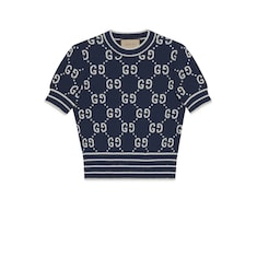 เสื้อ GG cotton jacquard top