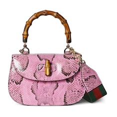 Borsa Gucci Bamboo 1947 in pitone misura piccola