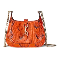 Sac Gucci Jackie Notte en python mini format