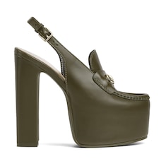 Women's Horsebit platform loafer slingback