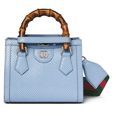 Mini borsa shopping Gucci Diana in pitone