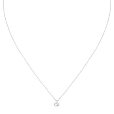 GG Running 18k necklace in white gold