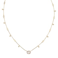 Collier en diamant Gucci Interlocking