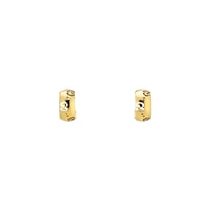 Pendientes de aro Icon de 18 ct con GG