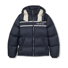 Nylon puffer jacket