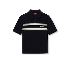 Wool cashmere polo shirt