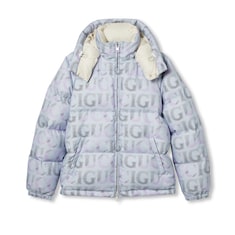 Nylon puffer down jacket