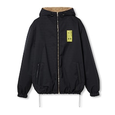 Reversible nylon twill jacket