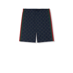 Shorts de chándal de punto de algodón con GG