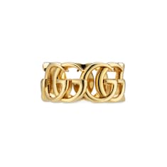 Anillo GG Marmont ancho entrelazado