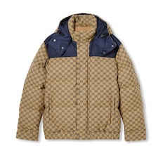 GG canvas down jacket