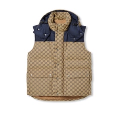 GG canvas down vest 