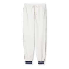 Cotton jersey pant with embroidery