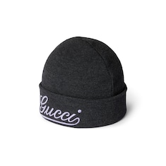 Cappello in lana con ricamo Gucci