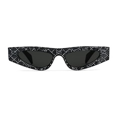 Sonnenbrille in Katzenaugenform