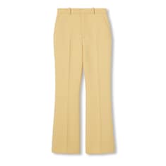 Light wool crêpe pant