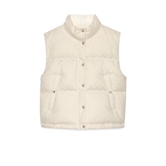 GG cotton canvas puffer vest