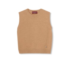 Wool and cashmere tank top