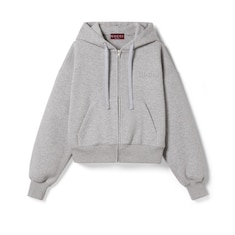 Cotton jersey hooded sweatshirt