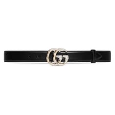 GG Marmont thin belt with beading