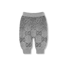 Baby GG wool jacquard pant