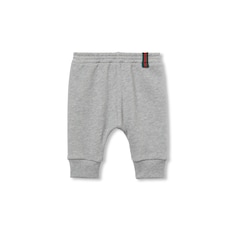 Pantalone neonato in cotone con dettaglio Web