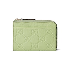 GG Emblem zip card case