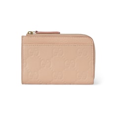 GG Emblem zip card case